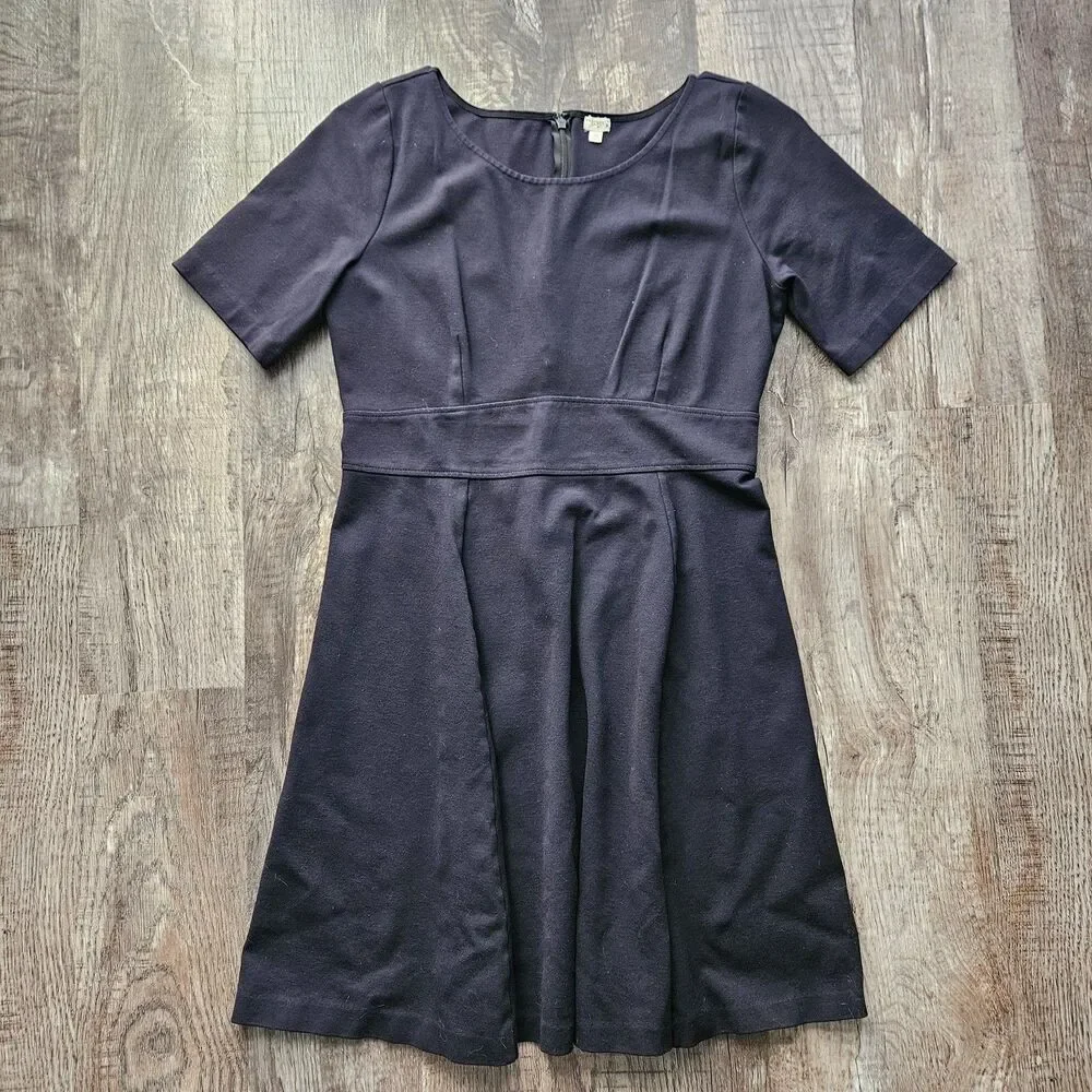 J. Crew Short Sleeve Skater Dress